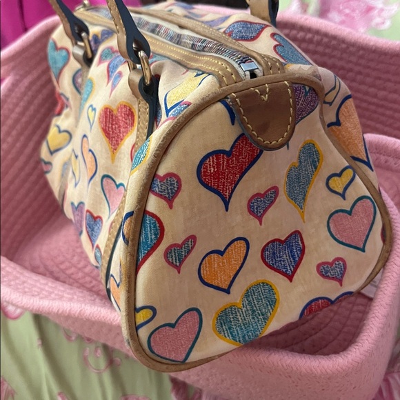 Dooney & Bourke Heart Pattern Purse and Wallet - Picture 3 of 9